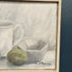 Original Swedish Oil on Canvas – “Jug, Bowl and Fruits” by Main Klarmo‑Kärred – Signed – 1961 – Vintage & Framed – 49×40.5 cm (19.3"×15.9")