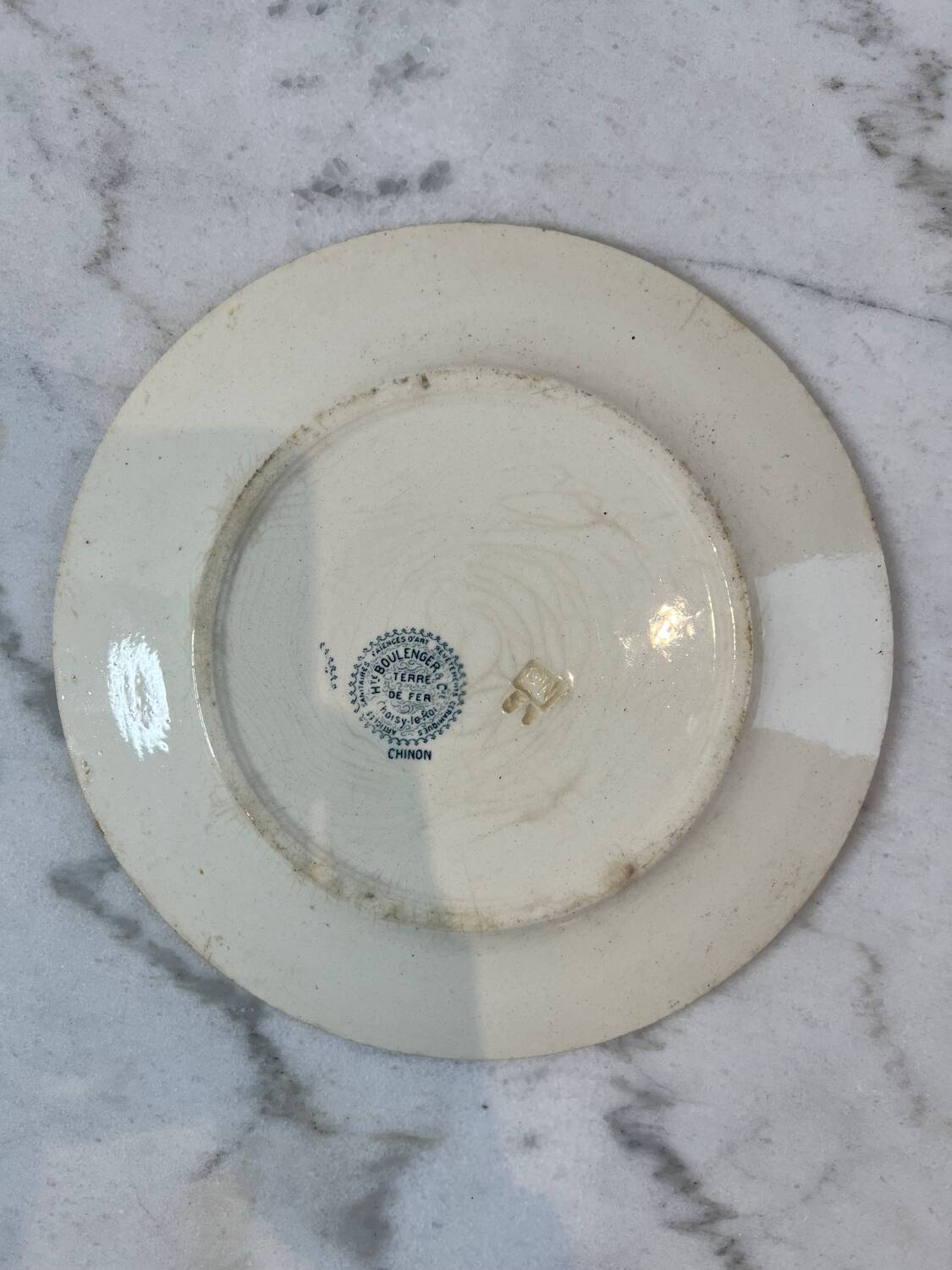 Boulenger Chinon iron plate