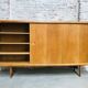 Danish mid-century oak highboard by H.W. Klein for Bramin, 1960s