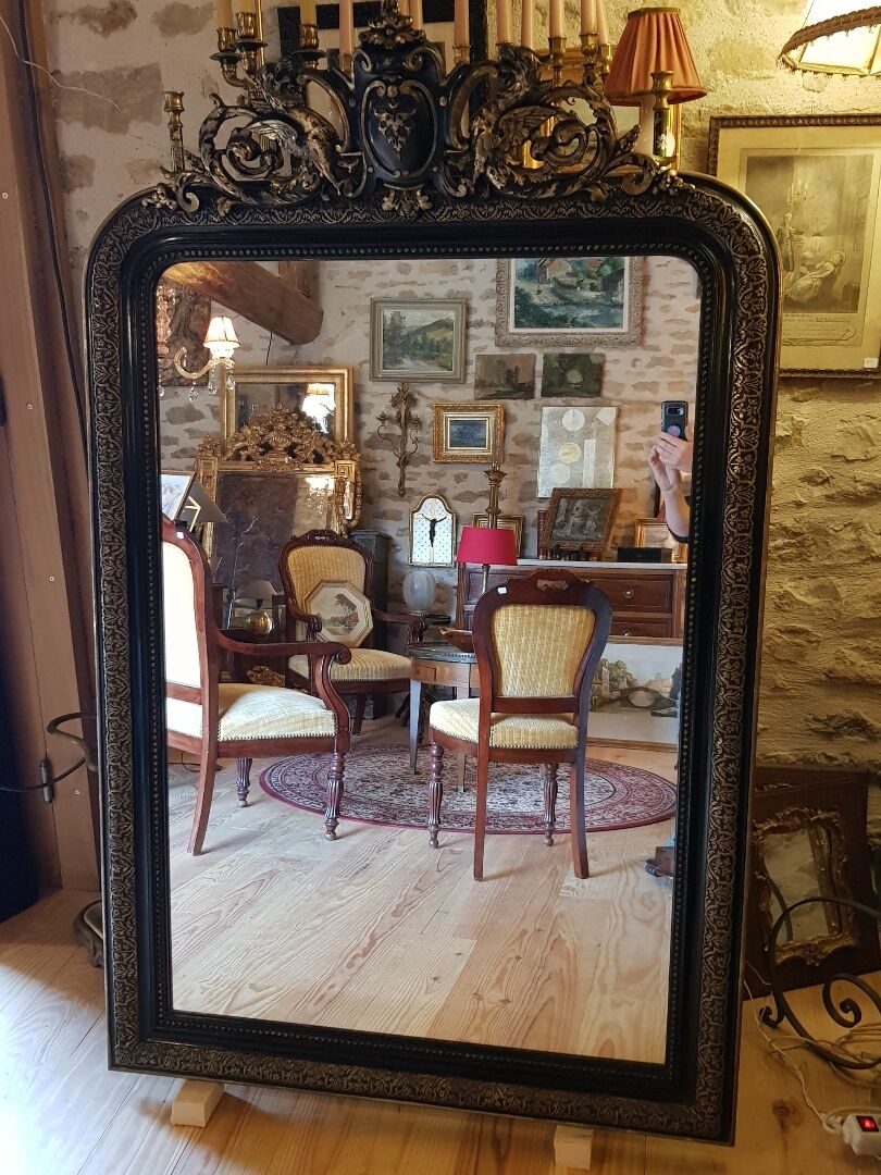 Mirror Napoleon III era restored 160x100cm