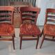 Lot of 6 bistro chairs