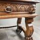 Carved oak display case, Neo-Renaissance style, 20th century