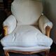 Lot de 2 bergères style Louis XV