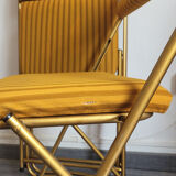 4 vintage Lafuma folding chairs
