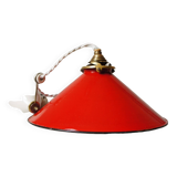 Enamelled sheet metal pendant rises & falls 1920