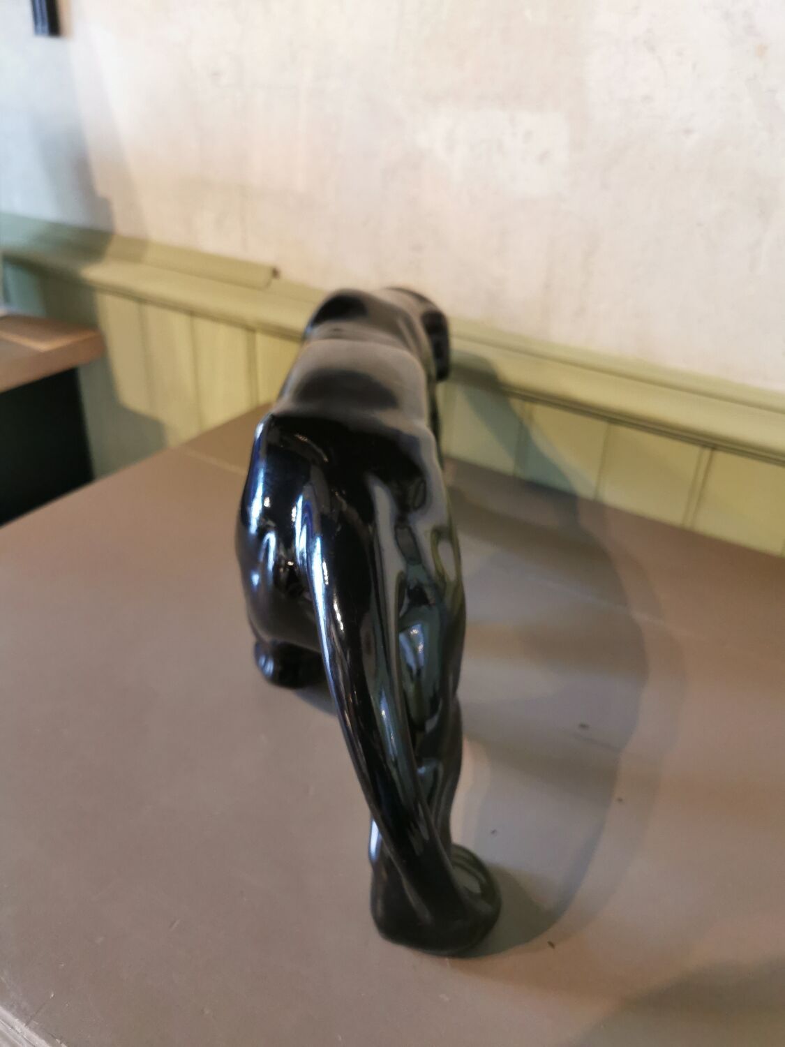 Art deco ceramic panther