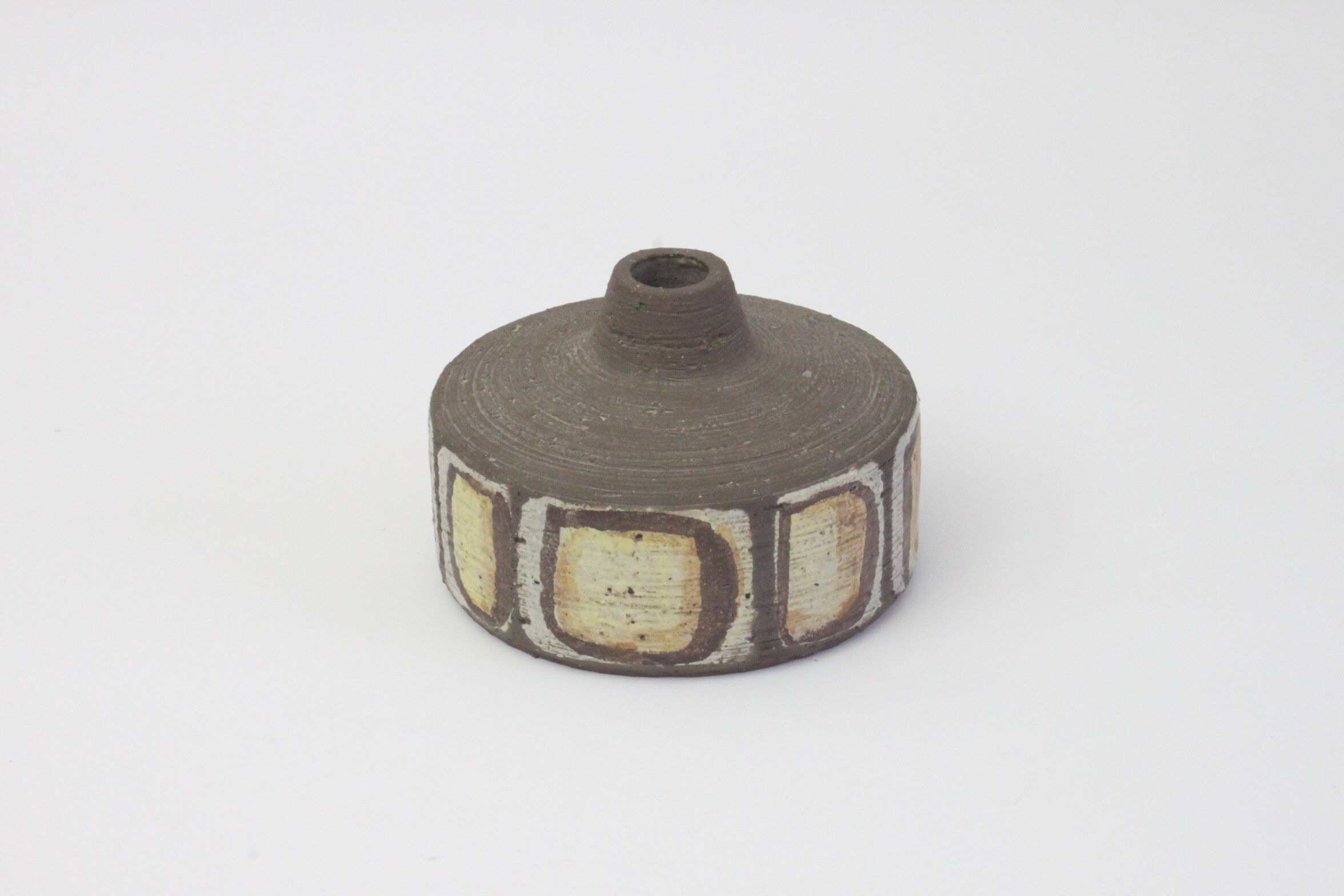 Sixties pattern vase by Keramikwerkstatt Krösselbach, Germany 1960s.