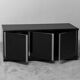 Enfilade en bois noir brillant cidue
