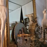 Champagne crystal bucket signed etzel Lorraine