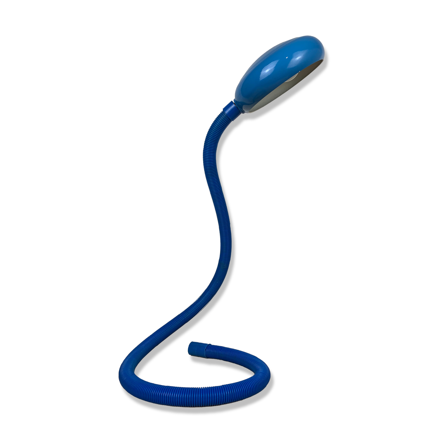 Flexible snake lamp blue 80s memphis