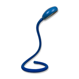 Flexible snake lamp blue 80s memphis