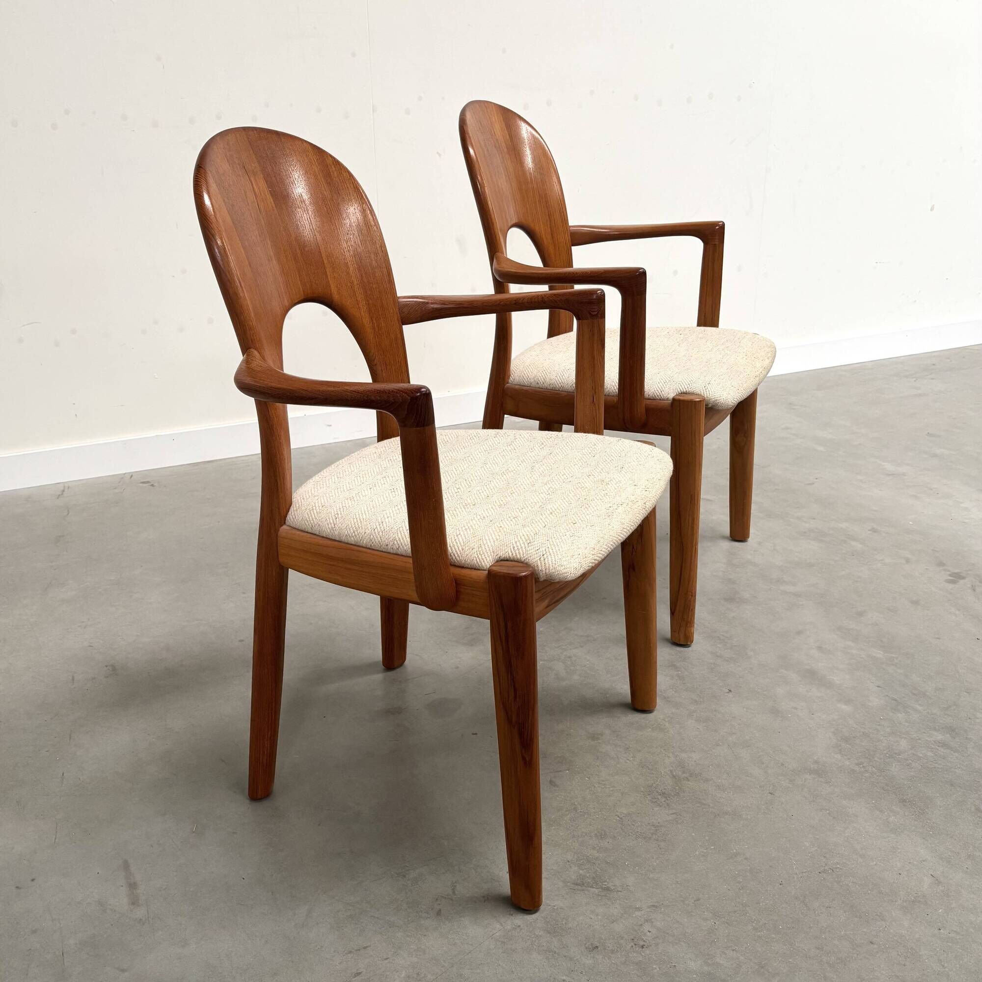 6x Dining chairs by Koefoeds Hornslet, 1970s