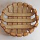 Vallauris braided ceramic fruit cup