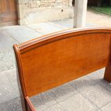 Beech sleigh bed