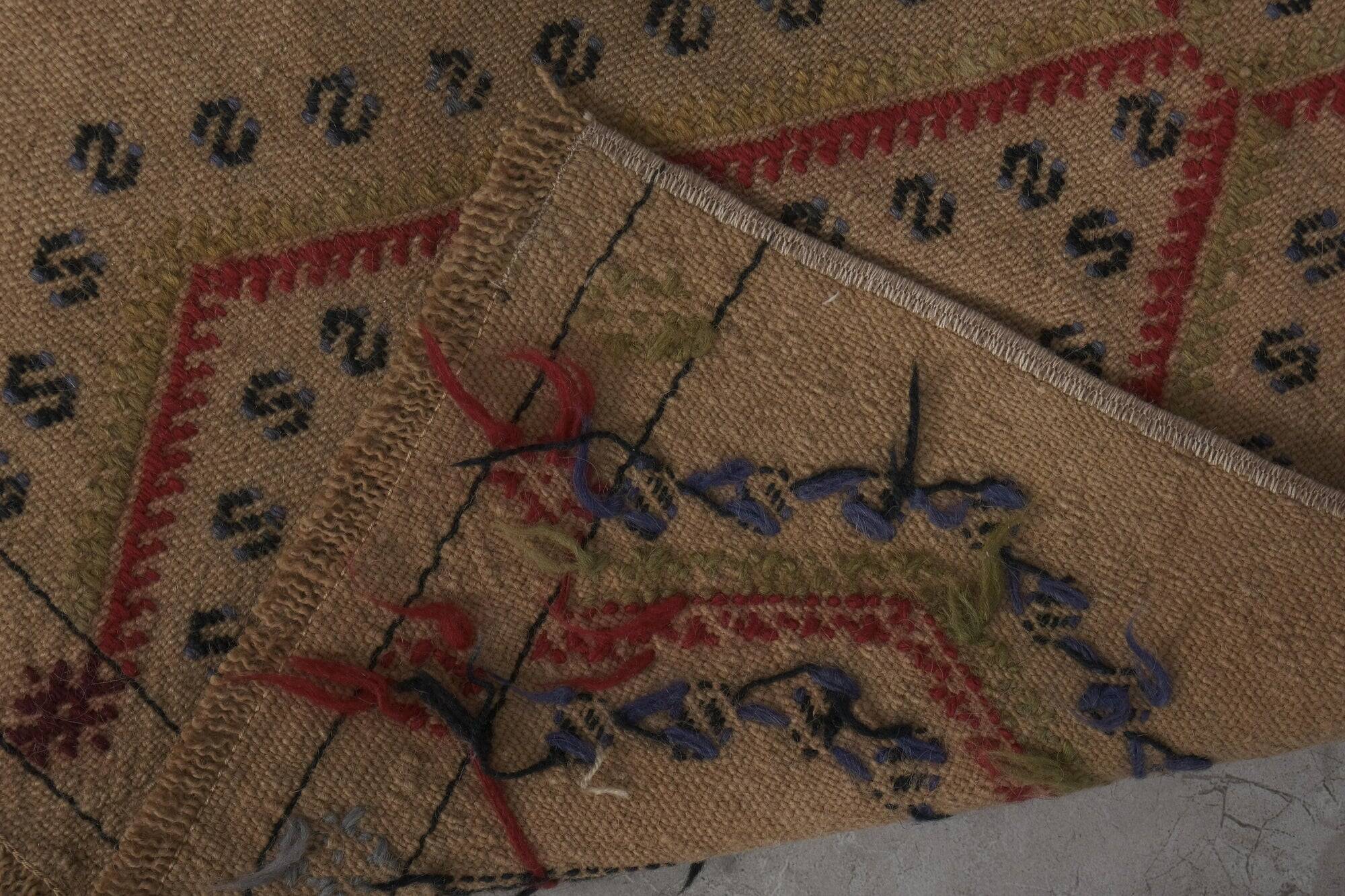 Vintage Turkish hallway rug 50x455 cm