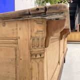 Comptoir chêne et pin XXL 350cm