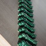 12 green earthenware knife rests
