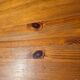 Vintage set pine coffee table and corner table
