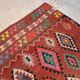 Vintage Turkish kilim handwoven 152x232 cm