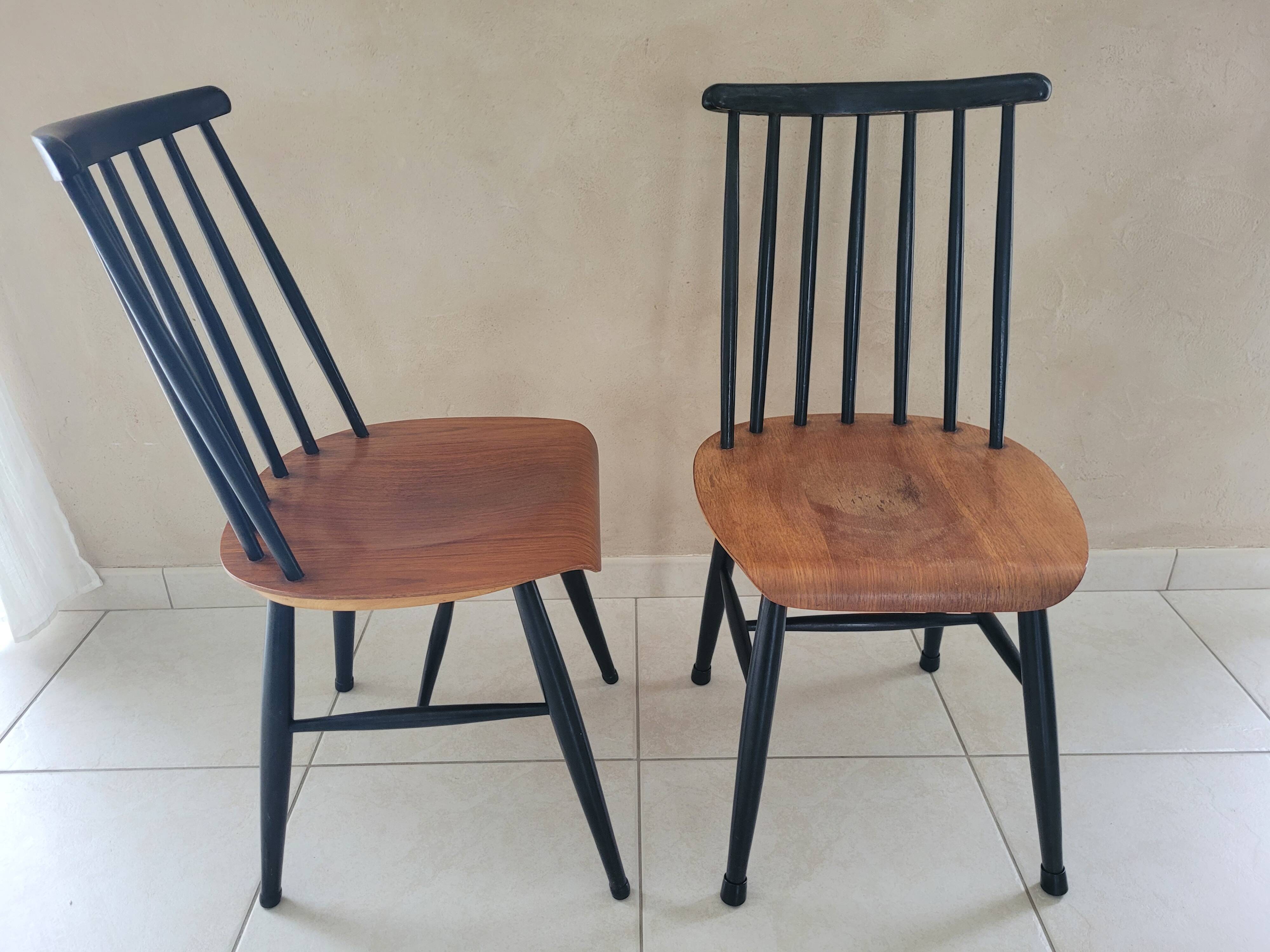 Set of 4 Scandinavian style Fanett chairs by Ilmari Tapiovaara