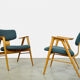 Mid-century set of two Birch armchairs FT14 by Cees Braakman for Pastoe, 1950s