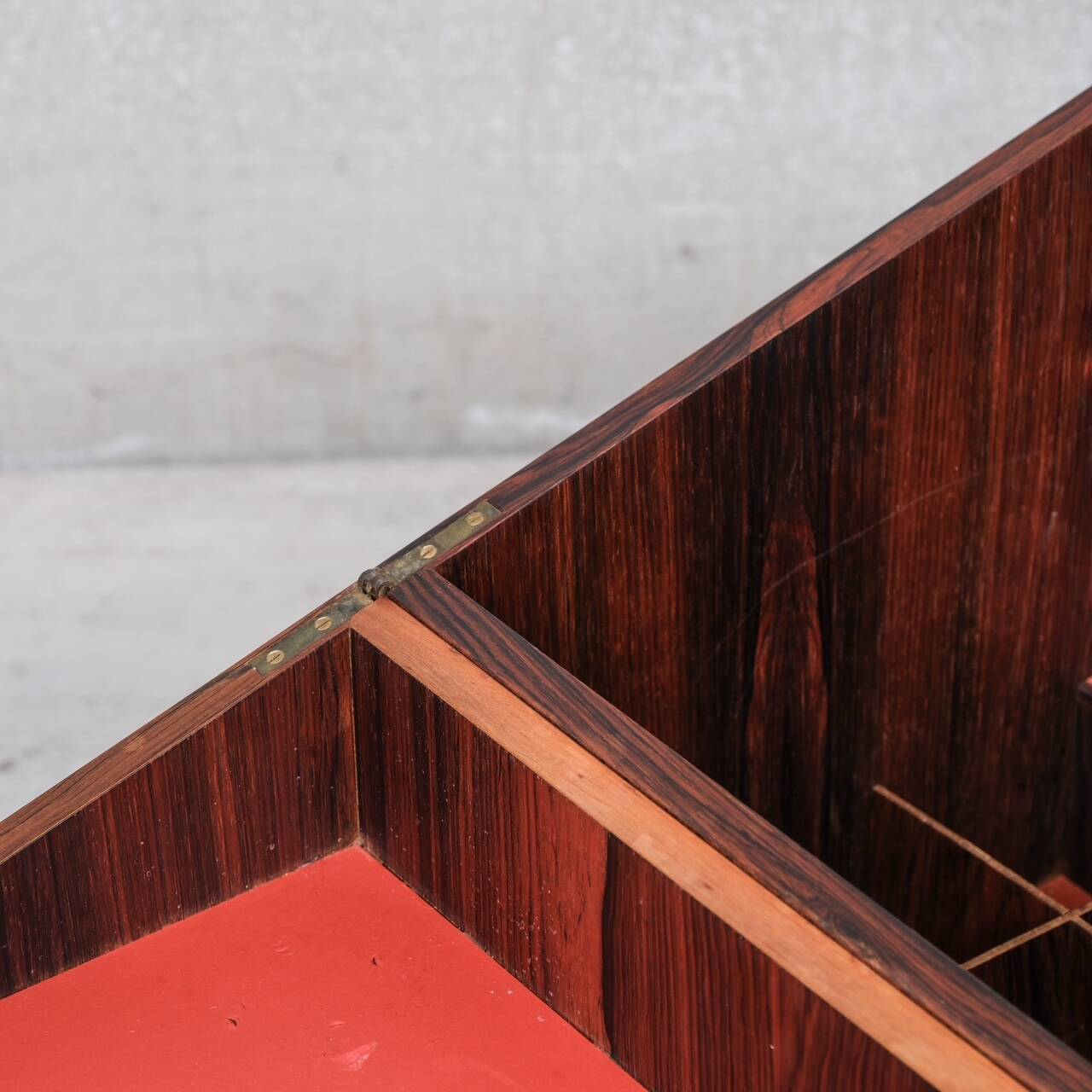 Leif Alring Danish Rosewood Mid-century Bar Cabinet