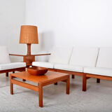 Ensemble de 4 fauteuils et 2 tables basses « Moduline » conçu par Ole Gjerlov Knudsen