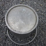 Old aluminium bucket