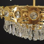 Brass chandelier, Danish design, 1970s, production: Denmark
