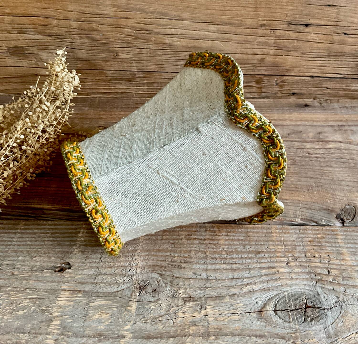 Vintage braid lampshade