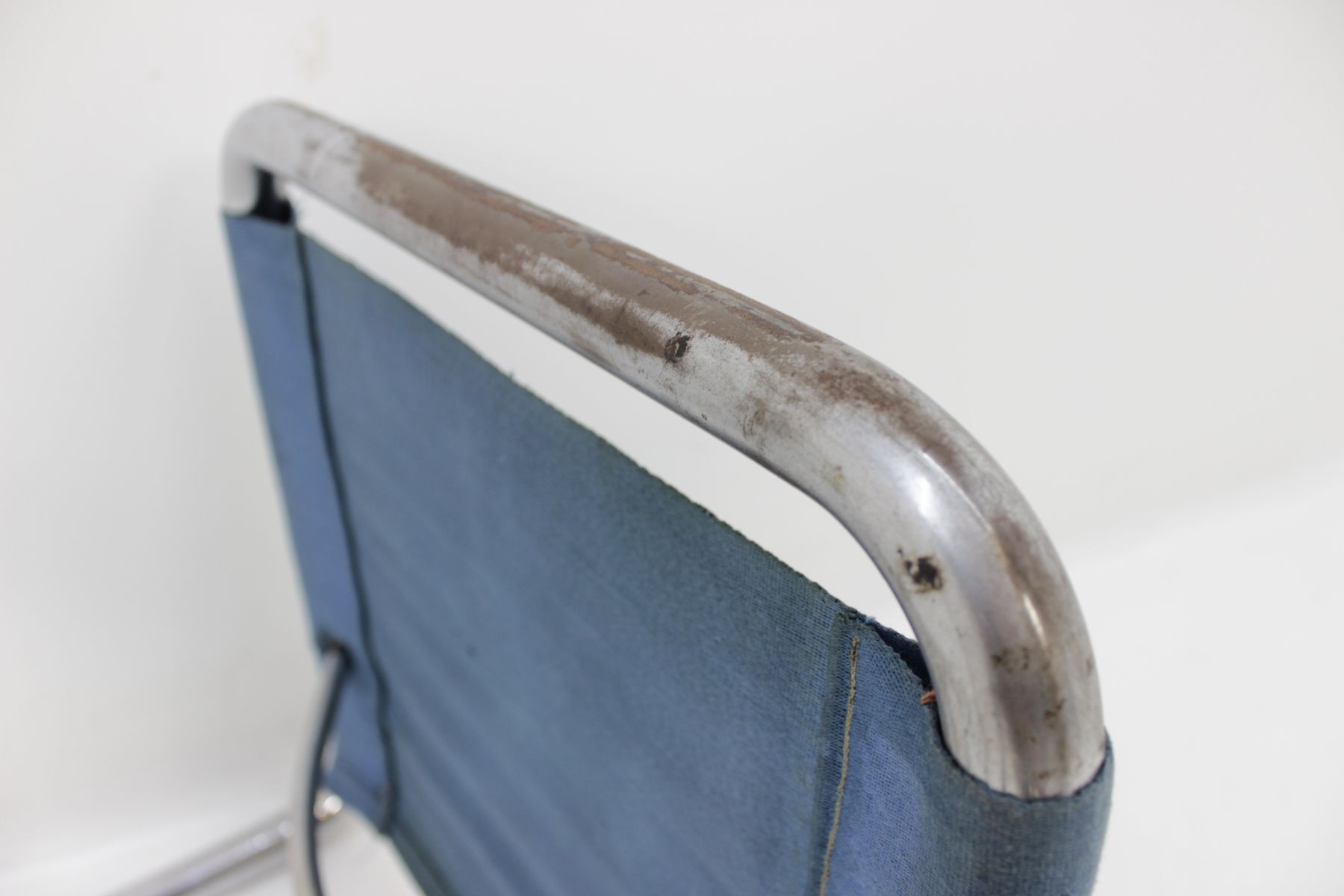 Chrome stool bauhaus H. Gottwald 1930 s