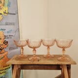 4 glasses of Rosaline Champagne