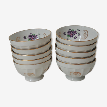 Set of ten bowls