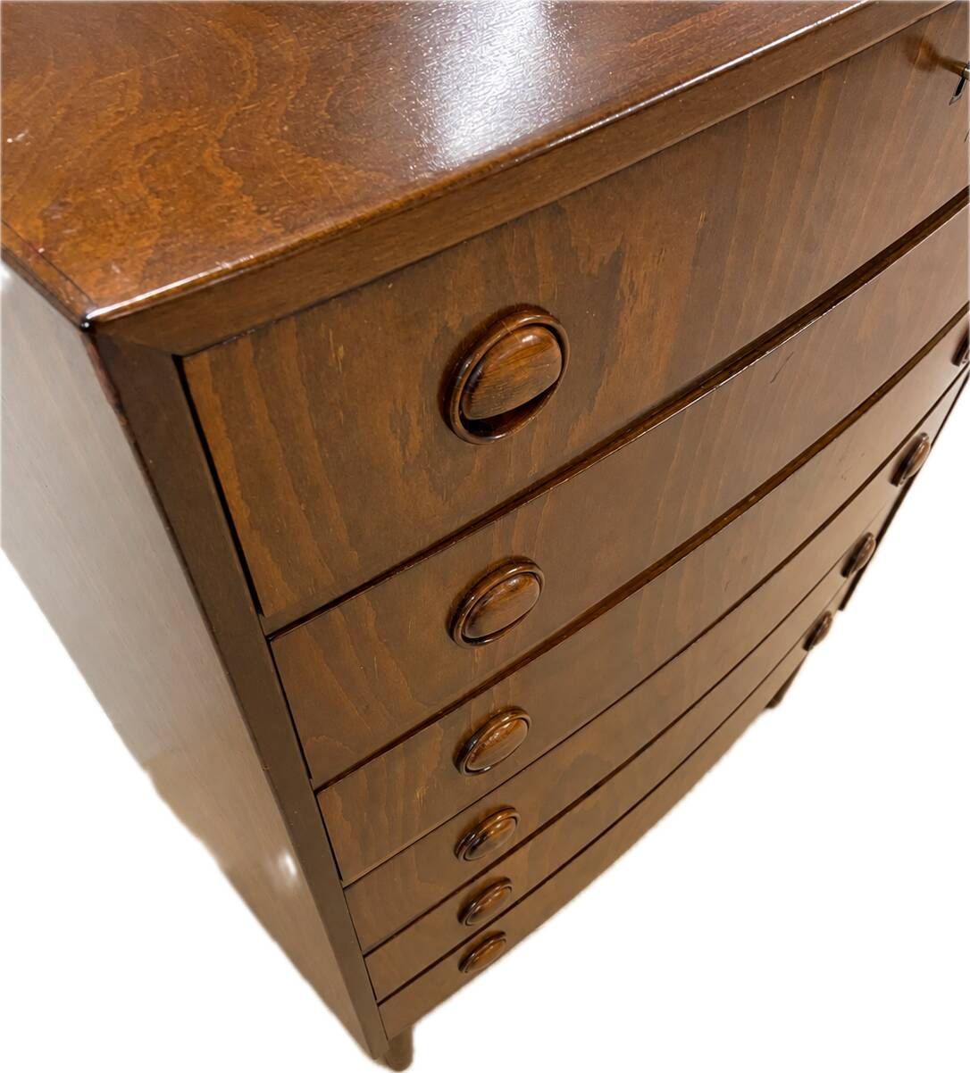 Commode haute en acajou danois vintage des années 1960.