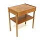 Scandinavian oak bedside table, Sweden, 1960s
