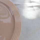 Set of 12 dessert plates and Longwy dish