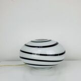 Zebra glass ball lamp by Eglo, 90s, vintage