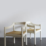 Vico Magistretti Italian armchairs for Cassina, 1960s