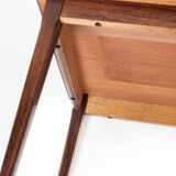 Coffee table in rosewood and black slate of Danish design, 1960s