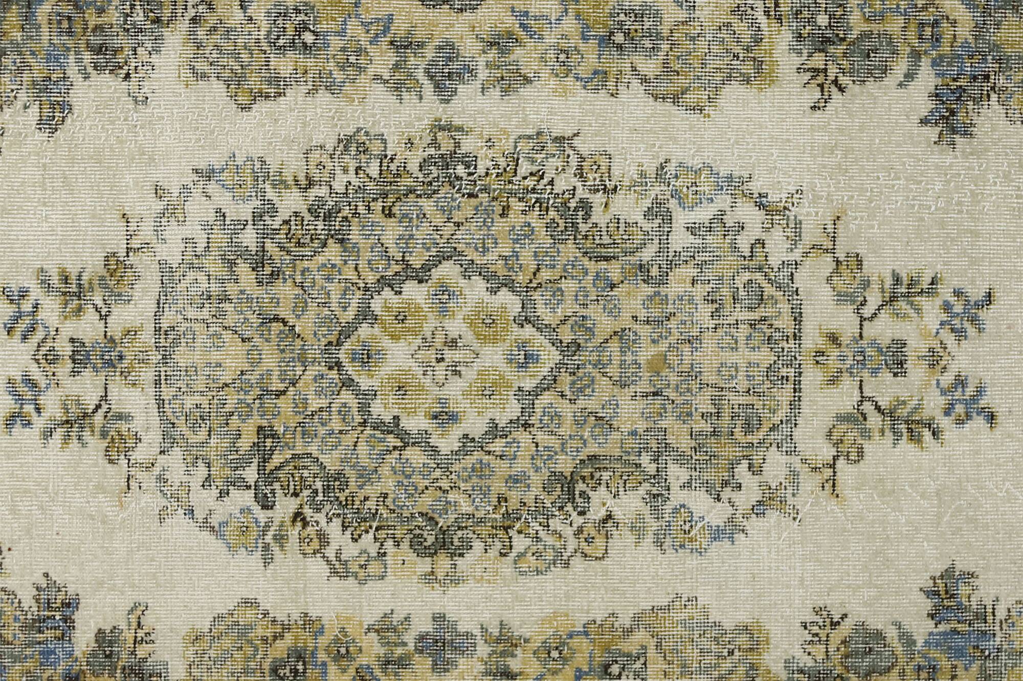 Turkish Anatolian Handmade Vintage Area Rug 200 cm x 126 cm