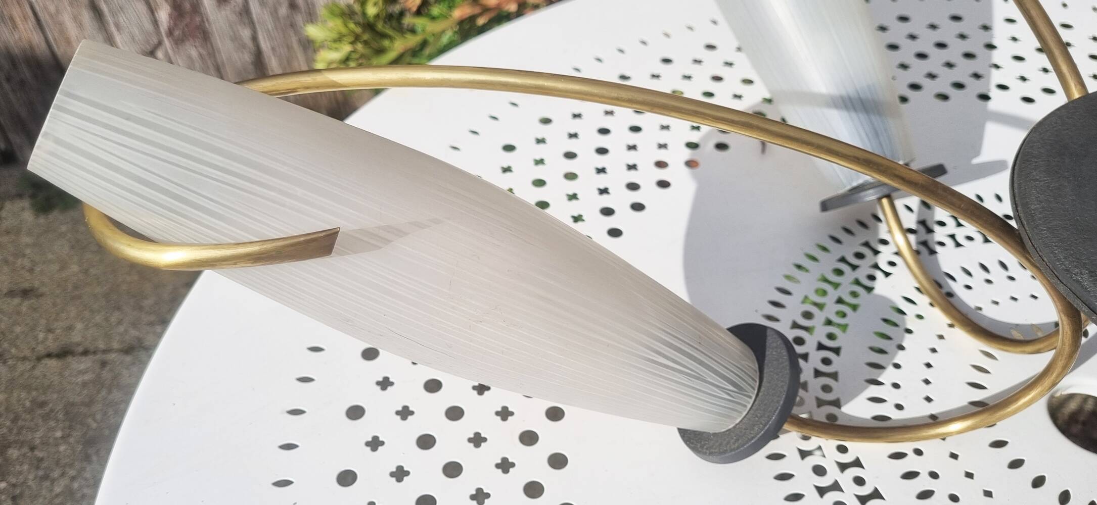 Lunel chandelier, Production Royal Lumières, vintage, 1950s