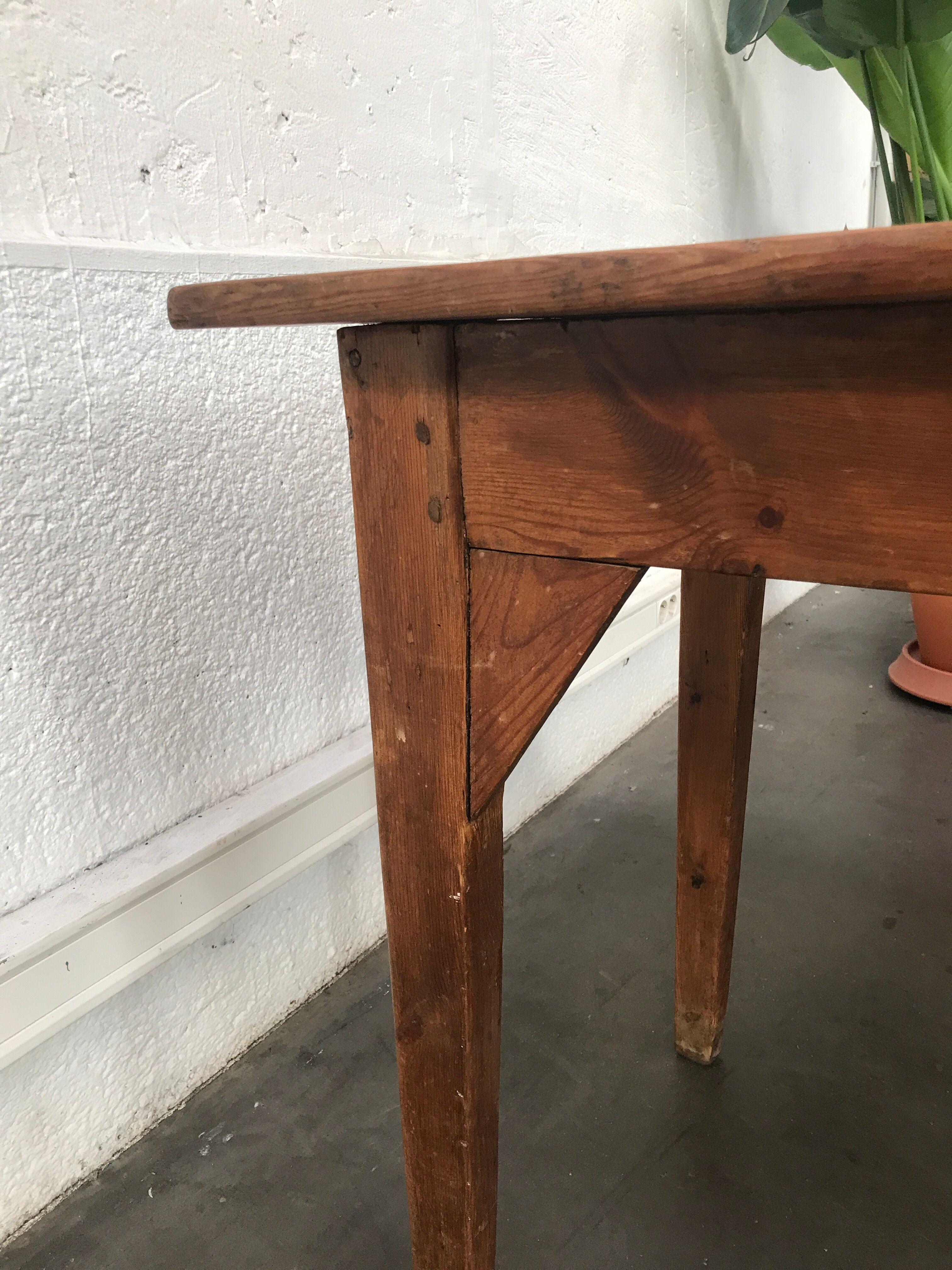 Old bistro table