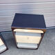 Pair of vintage Space Age bedside tables – Retro-futuristic design
