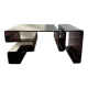Large coffee table in smoked acrylic glass, France, 1970s