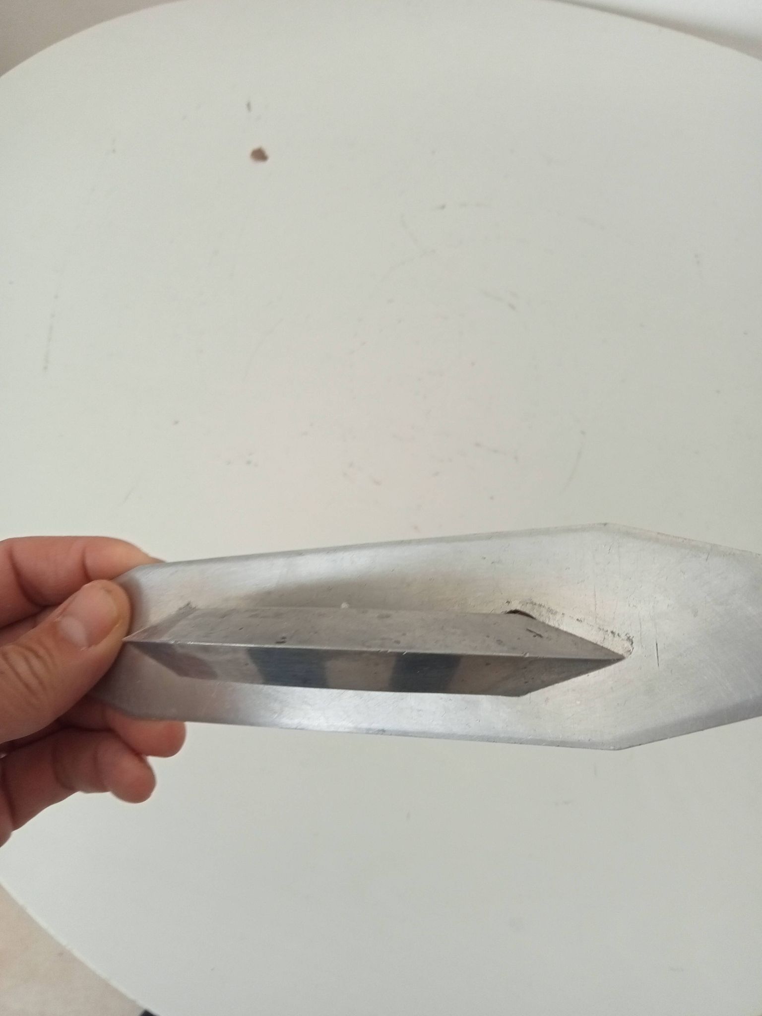 Vintage aluminium furniture handle