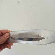 Vintage aluminium furniture handle