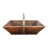 Old wooden grape harvest basket