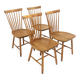 Set of 4 Scandinavian chairs "Lilla Åland", Carl Malmsten, Sweden, 1960