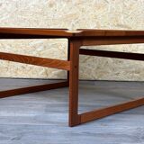 Table basse en teck des années 60-70 Kubus par Jalk Vodder Andersen pour Dyrlund Danemark