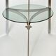 1970s chrome-plated steel tripod stool